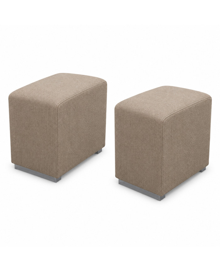 Sofá Chaise Longue Diamo con arcón y 2 puffs