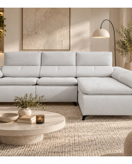 Sofá Chaise Longue Goya con arcón y asientos deslizantes