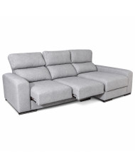 Sofá Chaise Longue Roni con asientos deslizantes y arcón