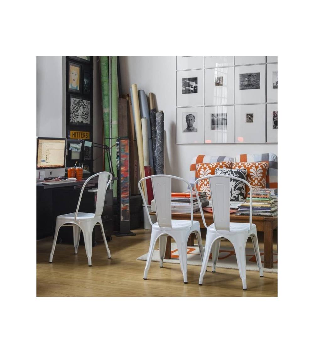 Pack 4 sillas TOLIX de comedor o cocina