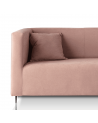 Sofá 3 plazas terciopelo rosa Happiness Pink | Don Tresillo