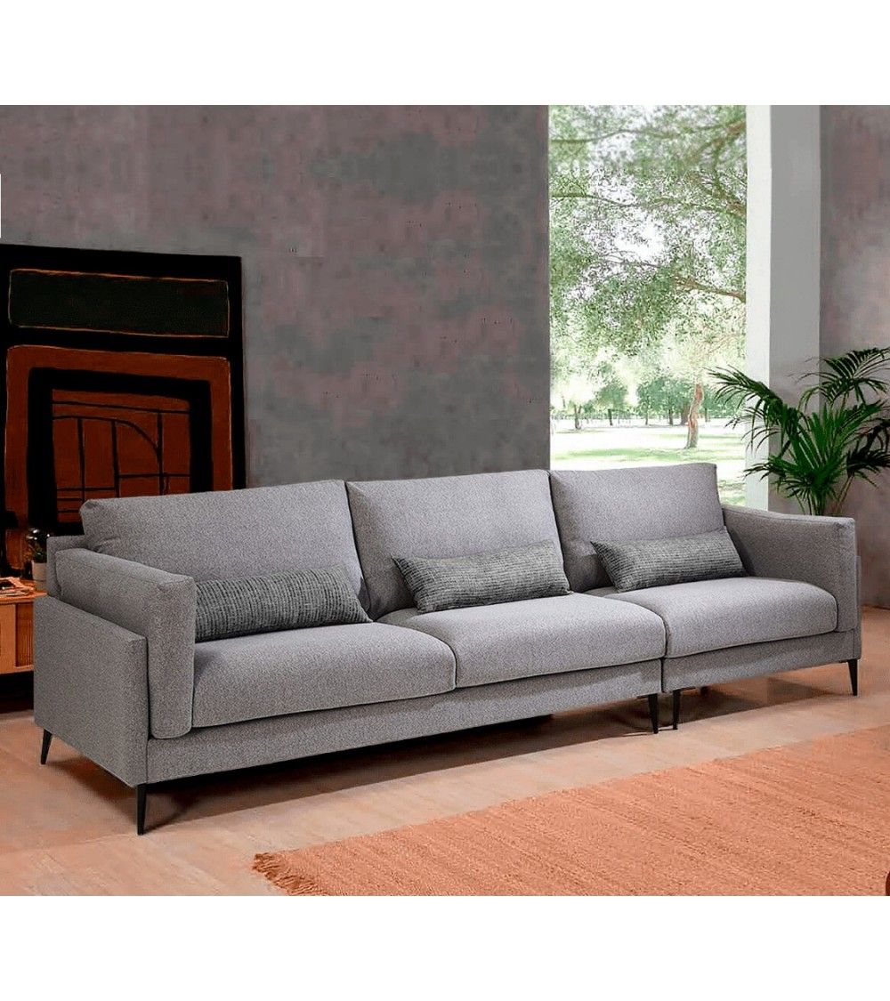 Sofá 3 plazas Armonía, de diseño estilo nórdico