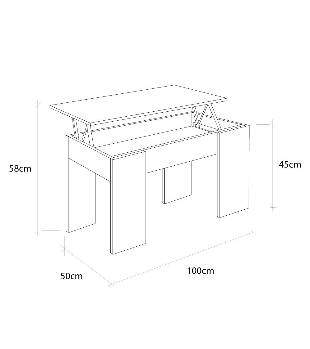 Mesa de centro elevable barata PREMIER 2
