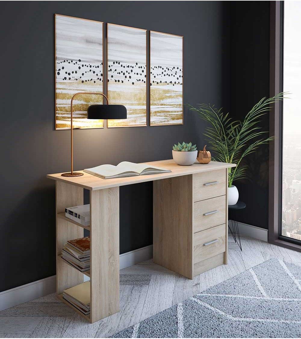 Mesa de escritorio DESKI 3 cajones