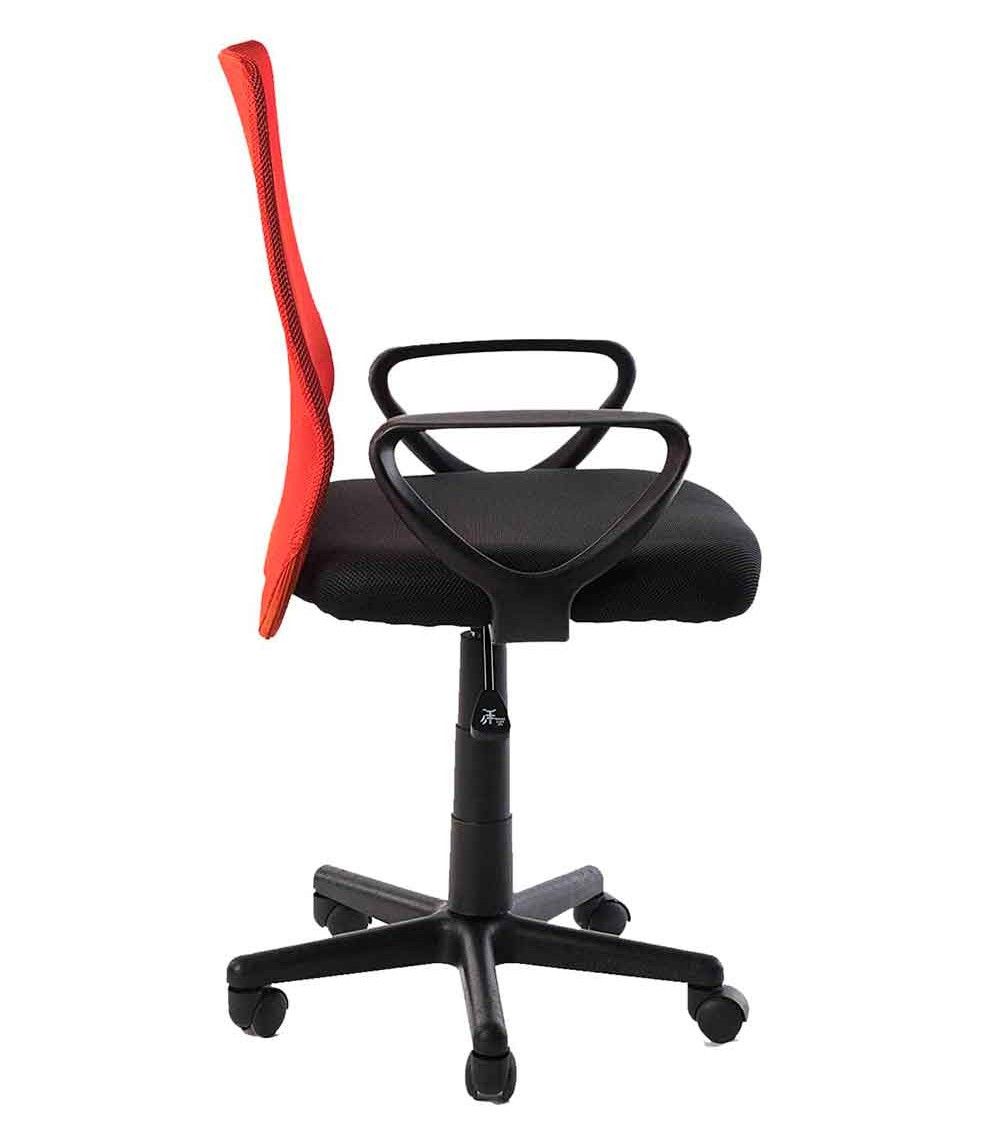 Silla de escritorio tapizada Maya, con tejido 3D