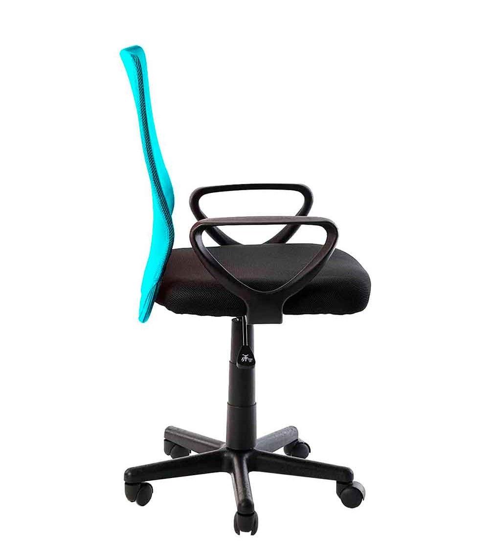 Silla de escritorio tapizada Maya, con tejido 3D