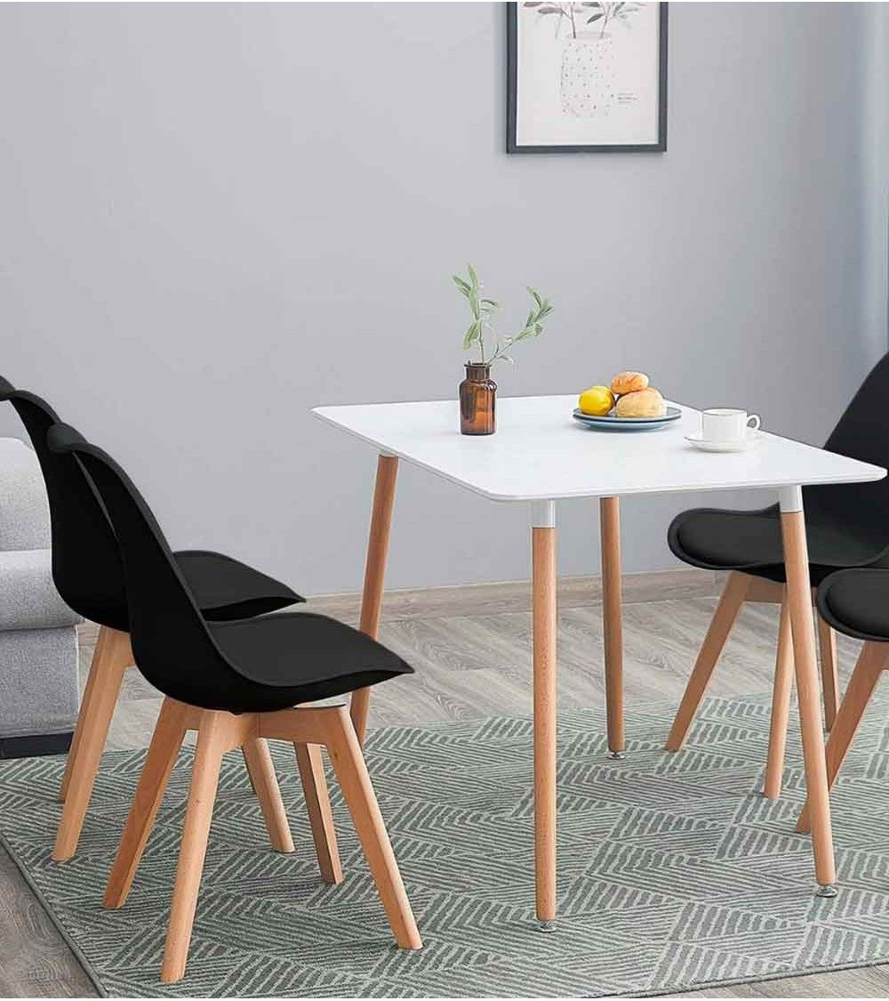 Sillas estilo nórdico baratas, Pack 4 sillas TULIPA - HOME HEAVENLY