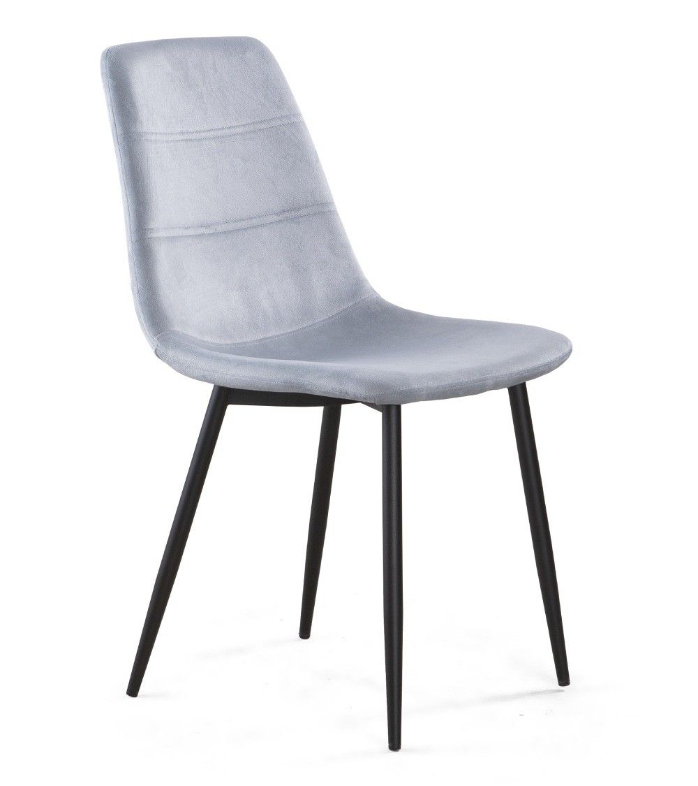 Sillas comedor terciopelo DENMARK - Pack 4 Uds.