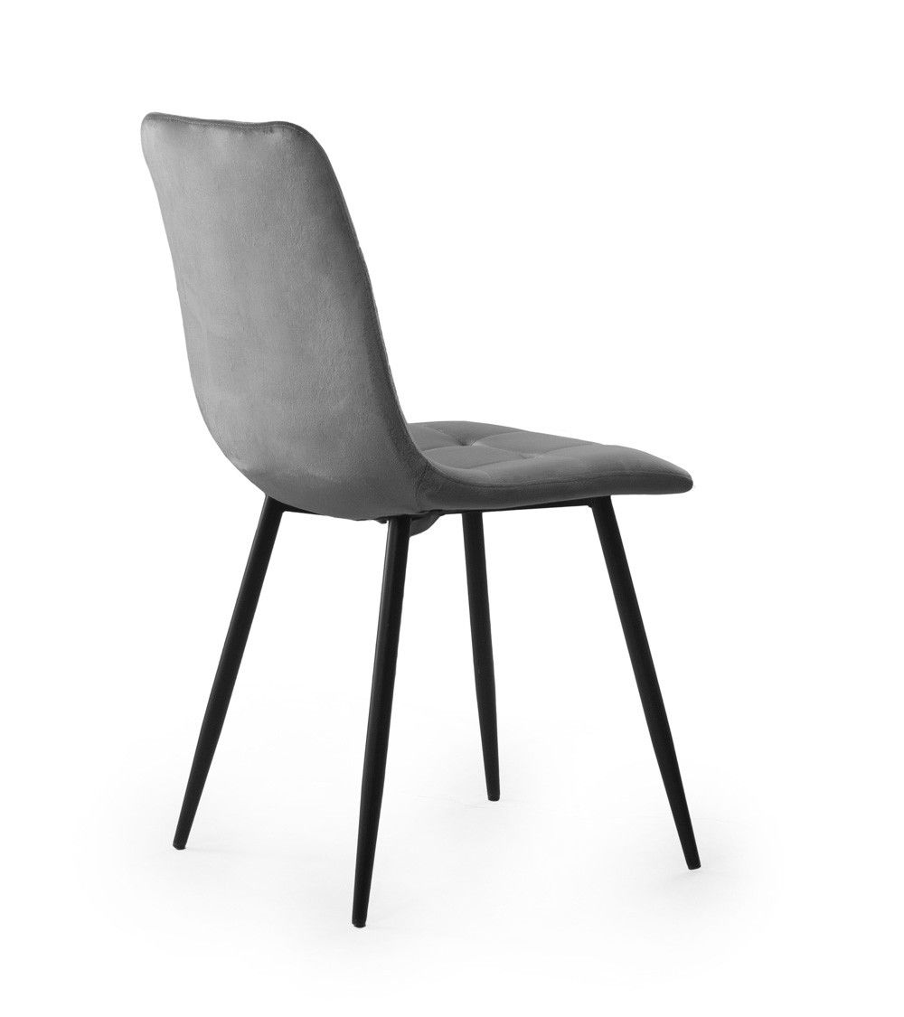 Pack de 4 sillas de comedor de terciopelo ASTRID Pack de 4 sillas de comedor de terciopelo ASTRID