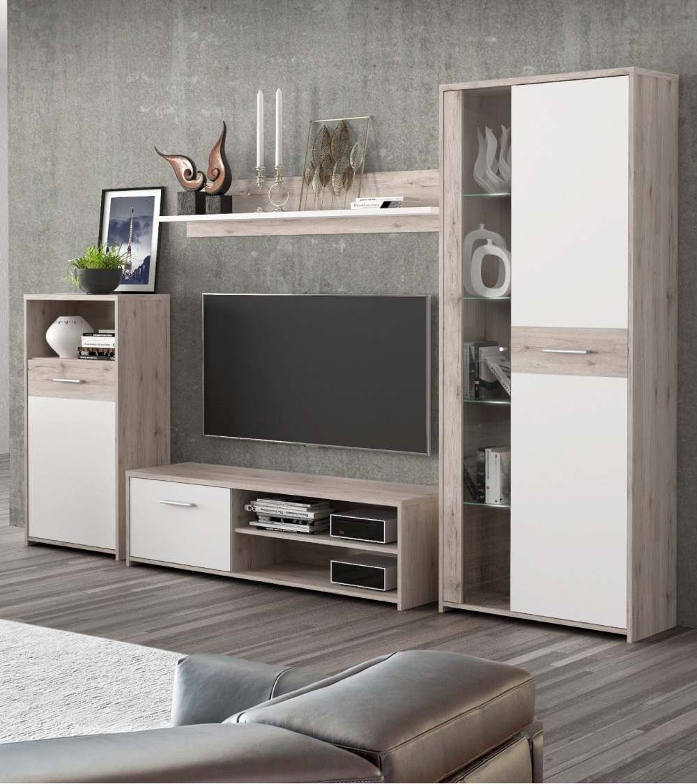 Mueble de salón modular GALENA de 266 cm ancho