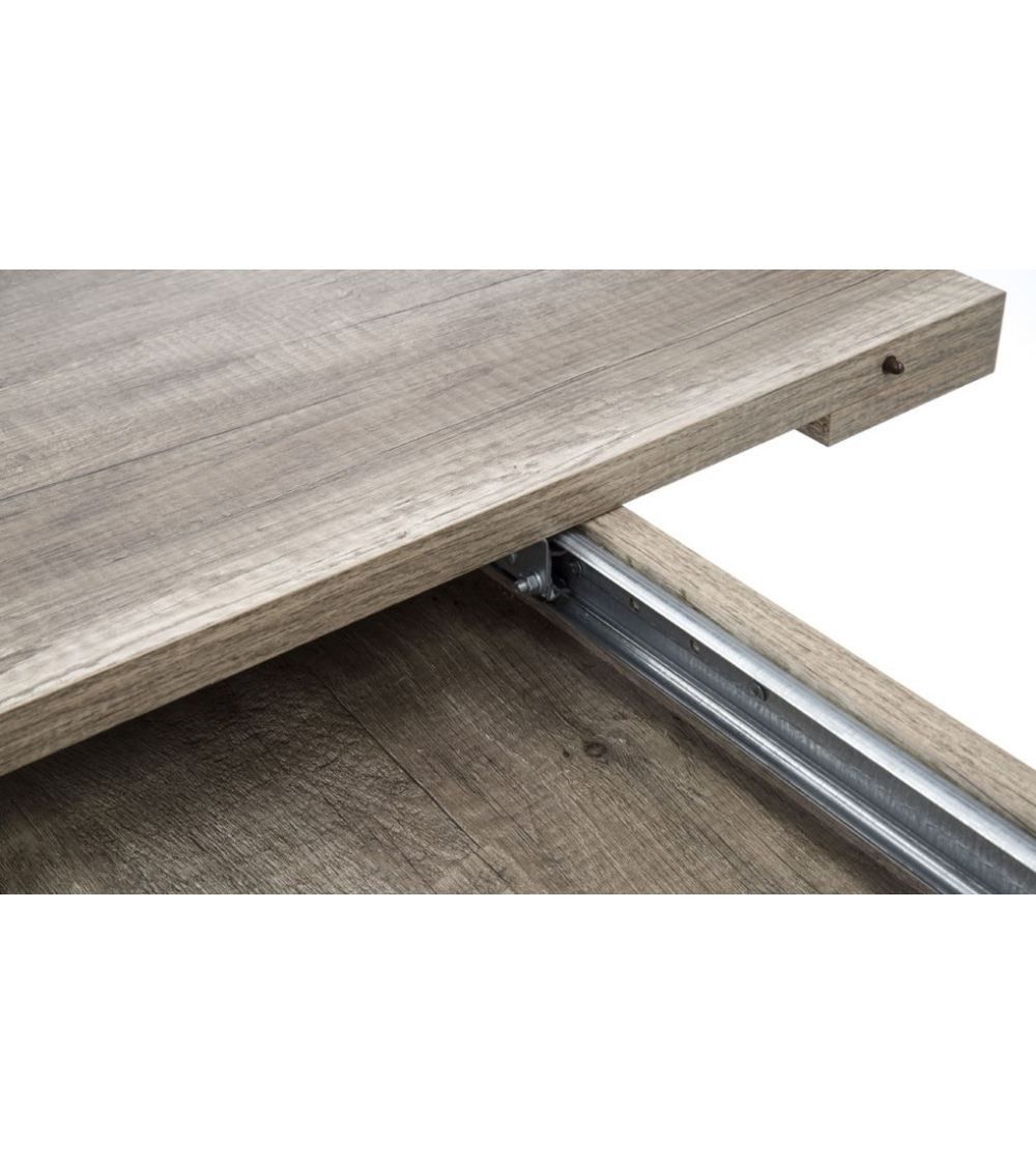 Mesa comedor extensible pata central THEO