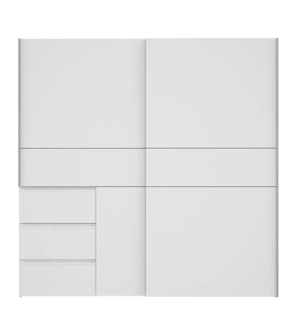 Armario ropero 170 cm puertas correderas + cajonera WINTER2