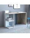 Mesa escritorio industrial con estantería TOKIO II