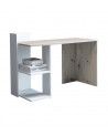 Mesa escritorio industrial con estantería TOKIO II