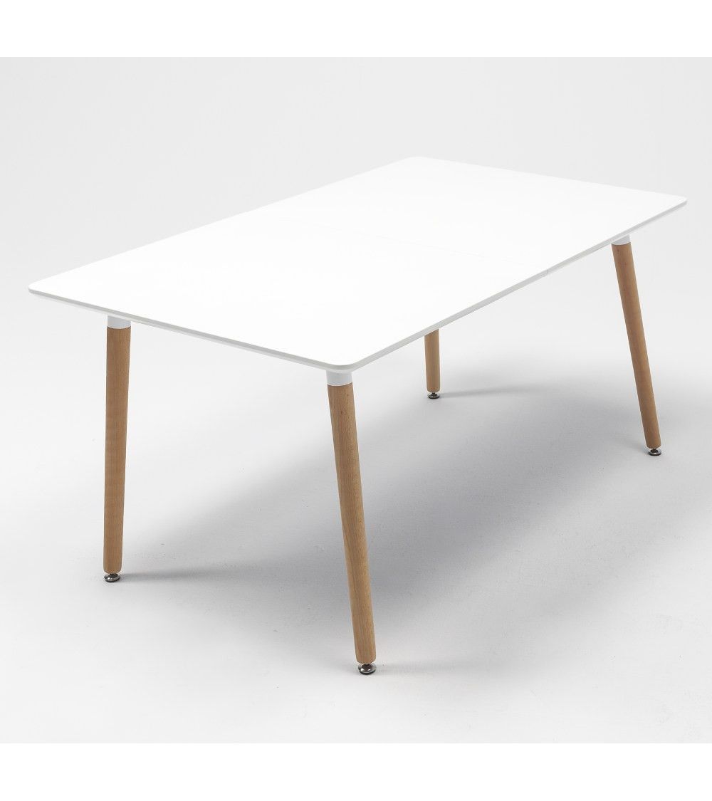 Mesa comedor extensible rectangular NÓRDICA