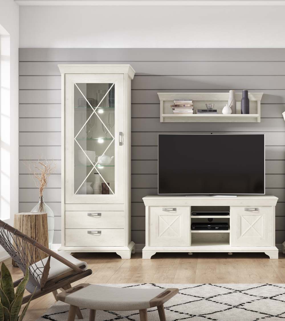 Vitrina alta de salón-comedor KAREN