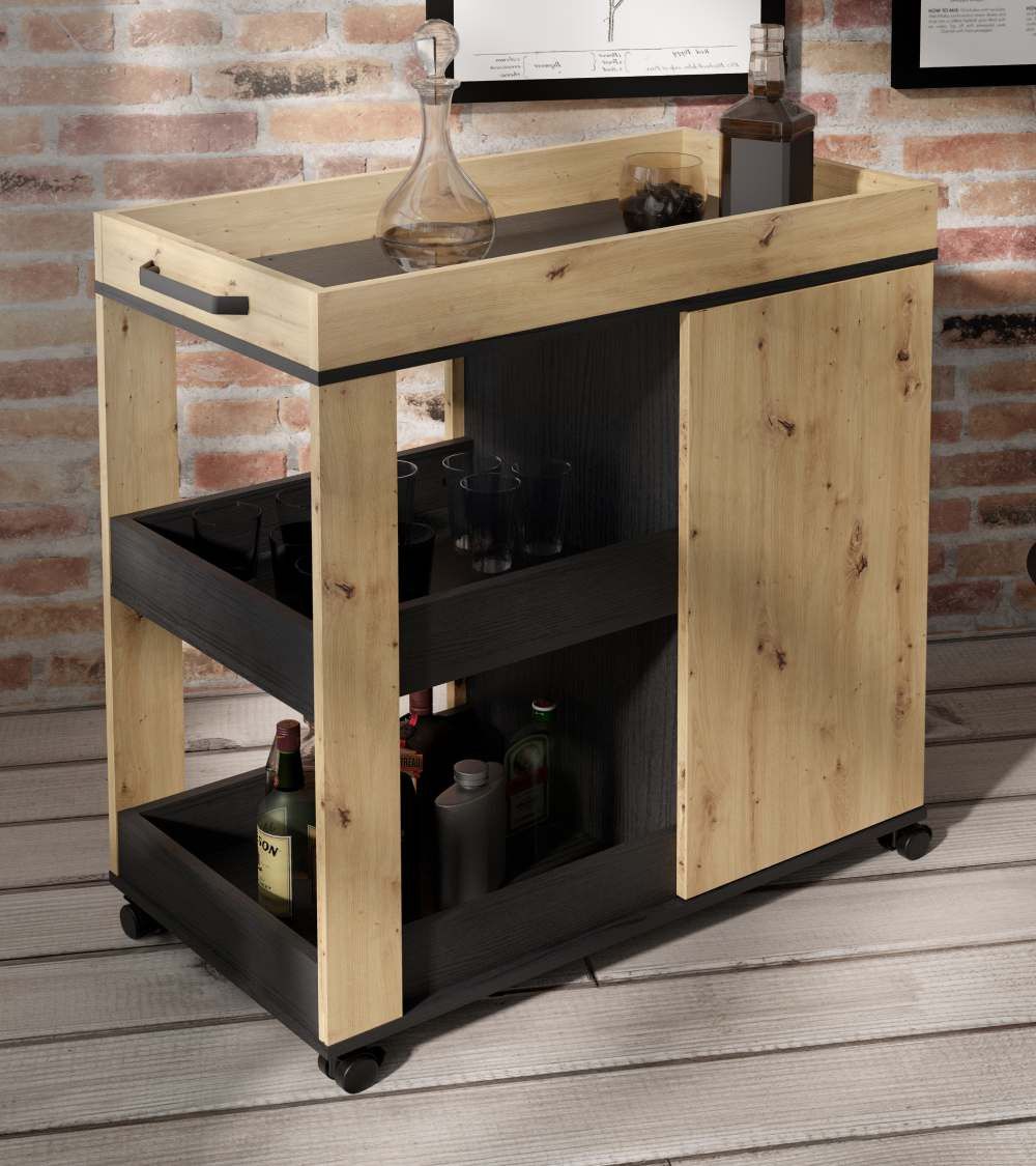 Mueble bar con ruedas RONY