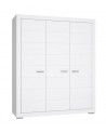 Armario ropero 3 puertas blanco SNOW