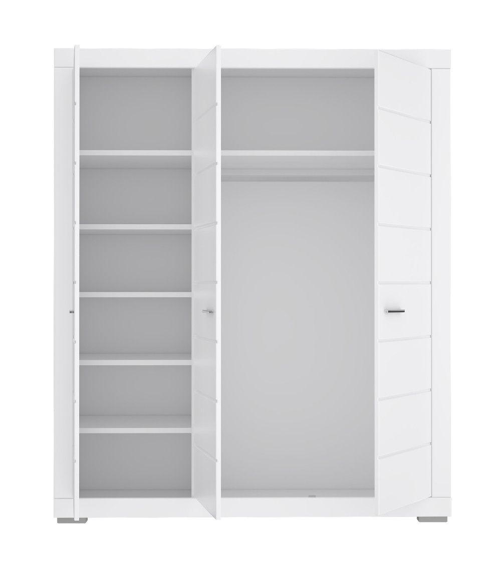 Armario ropero 3 puertas blanco SNOW