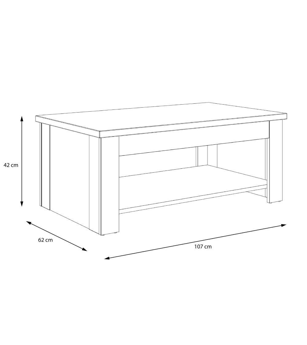 Mesa centro elevable DUMI | Cambia Tus Muebles
