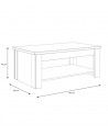 Mesa centro elevable DUMI | Cambia Tus Muebles
