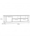 Mueble TV de 180 cm YUKON