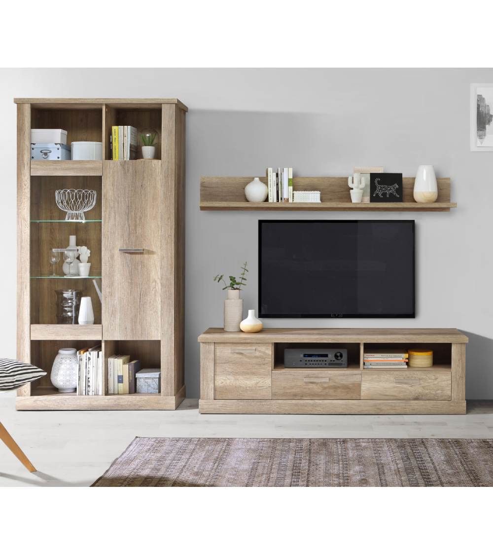 Estante pared estilo rústico YUKON