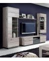 Mueble salón completo JADIEL en Roble Arena y Gris