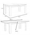 Mesa comedor extensible KAREN
