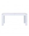Mesa comedor extensible blanca SNOW