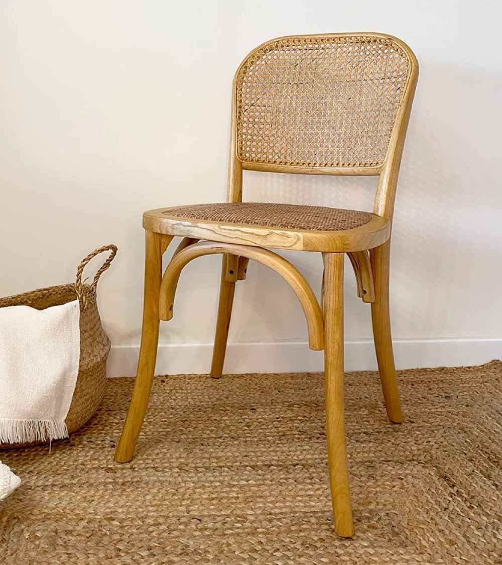 Pack 2 sillas comedor de ratán JULIA