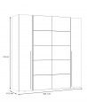 Armario ropero extra grande ARAGON