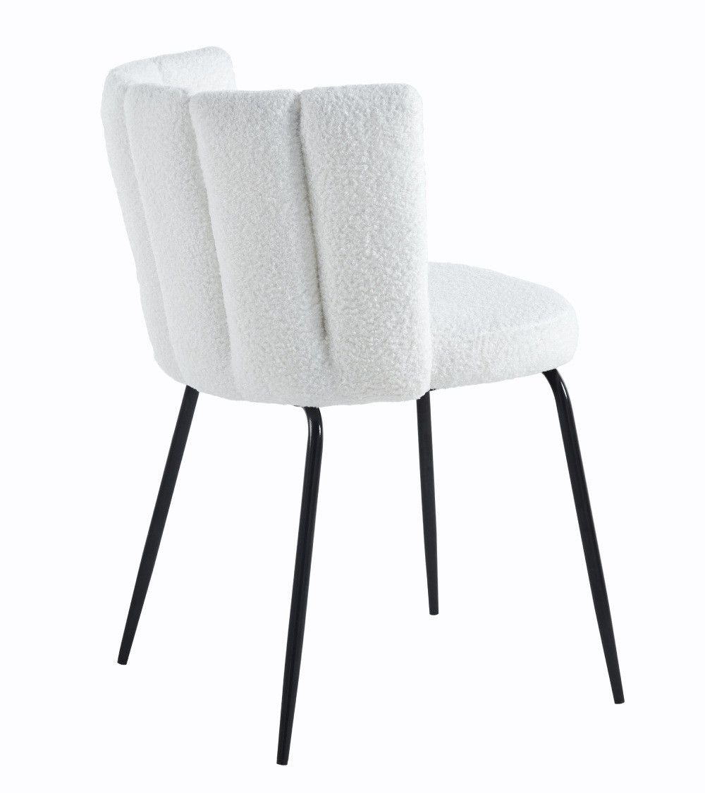 Pack de 4 sillas de comedor de borreguito NERTA