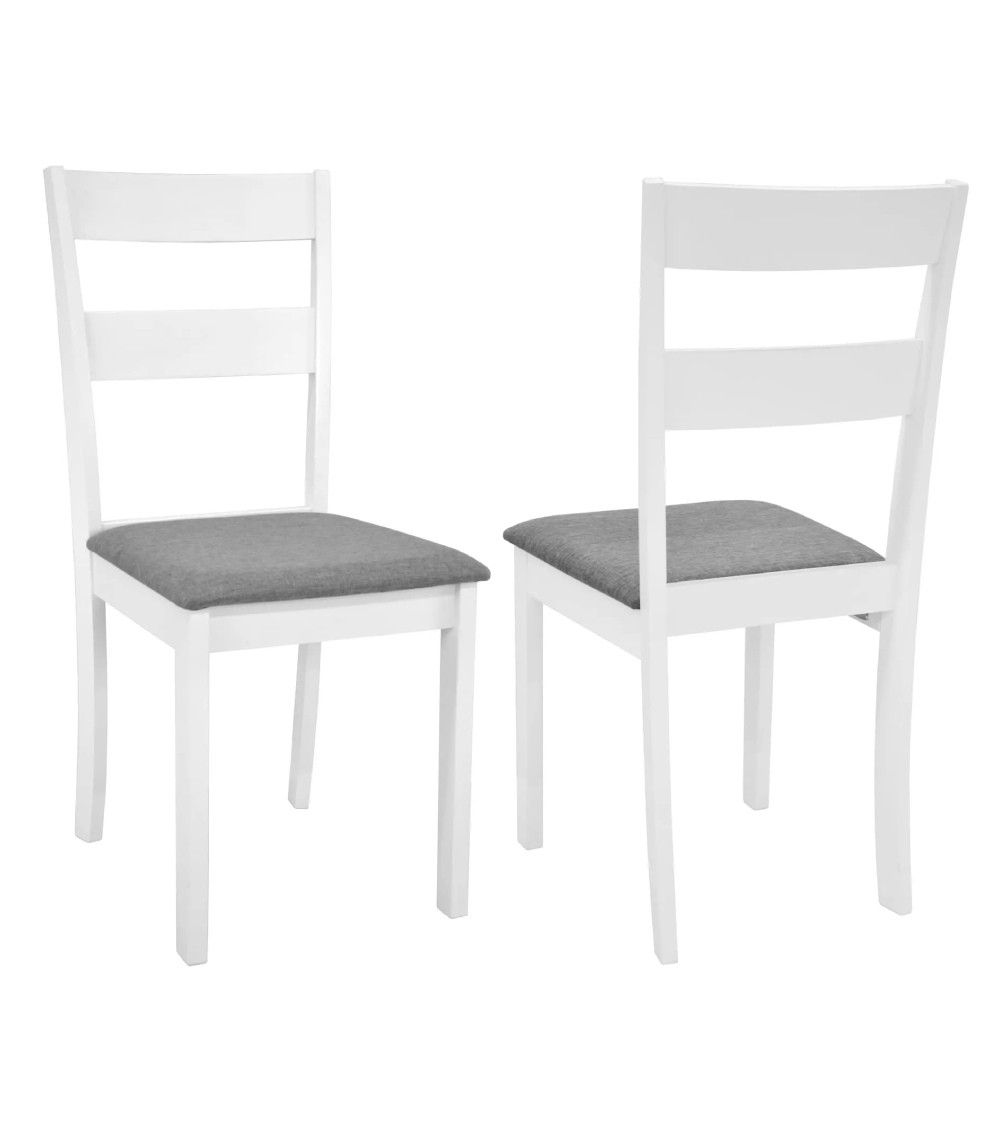 Pack 2 sillas blancas de cocina o comedor Seattle