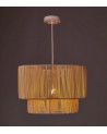 Lámpara de techo TEVA, diseño ratán | Don Tresillo