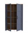 Vitrina alta 2 puertas ODIN, en azul marino Vitrina alta 2 puertas ODIN, en azul marino