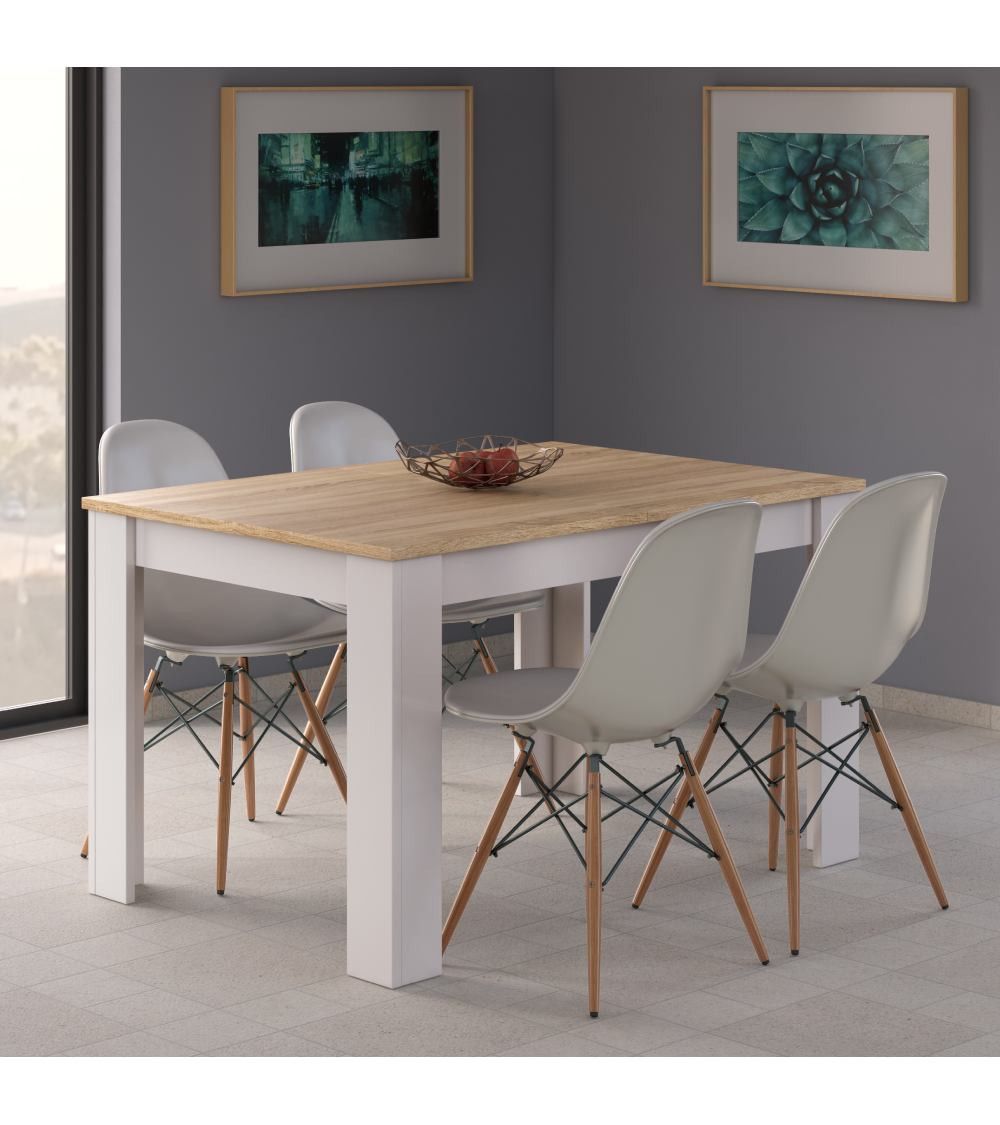 Mesa comedor extensible 140x90 cm KATIA