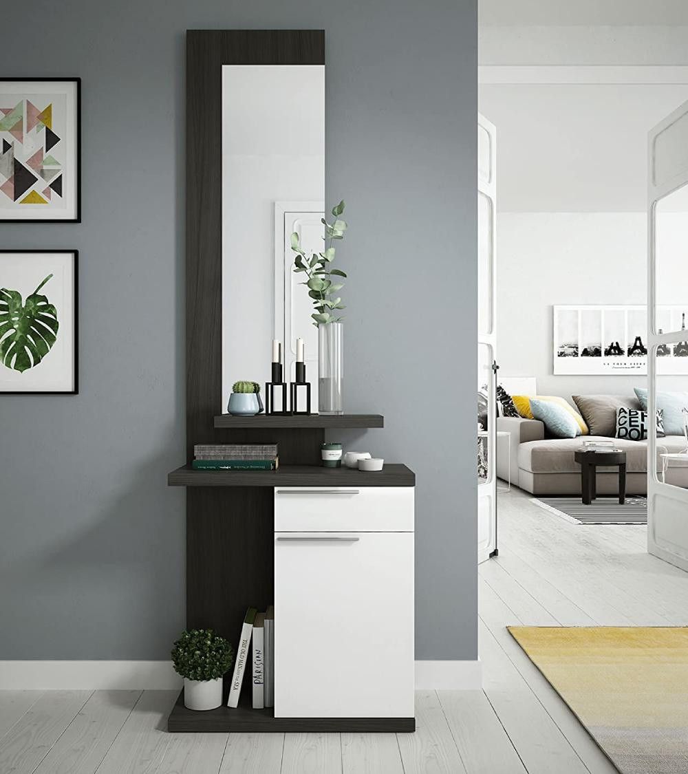 Mueble recibidor con espejo KENY