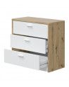 Cómoda 3 cajones con escritorio CORY