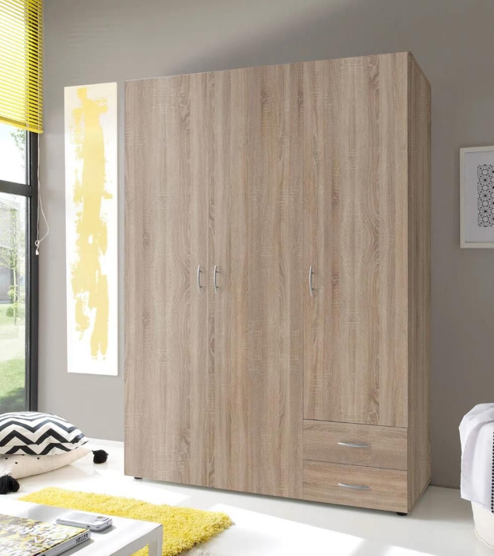 Armario 3 puertas + 2 cajones KALEB