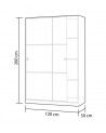 Armario 120 cm puerta corredera AKOS Armario 120 cm puerta corredera AKOS