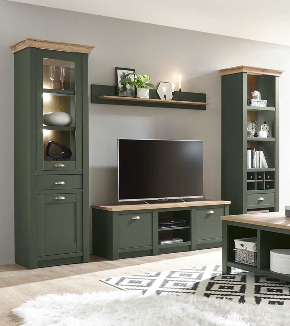 Vitrina alta rústica MIDDLETON