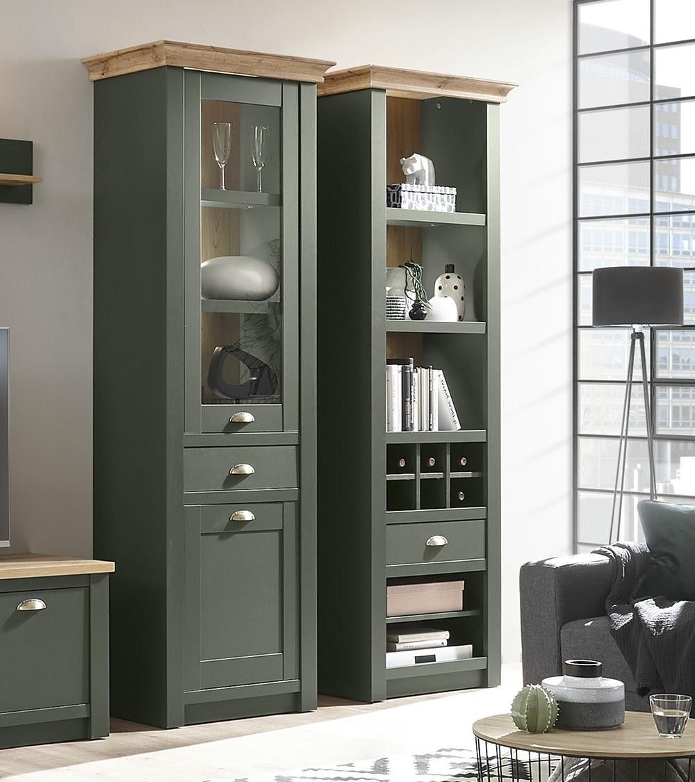 Vitrina alta rústica MIDDLETON