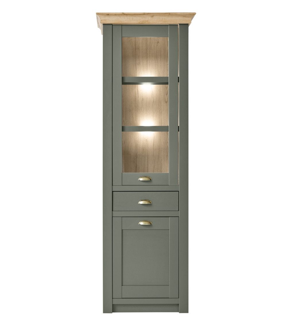 Vitrina alta rústica MIDDLETON