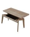 Mesa centro elevable de madera GALIA