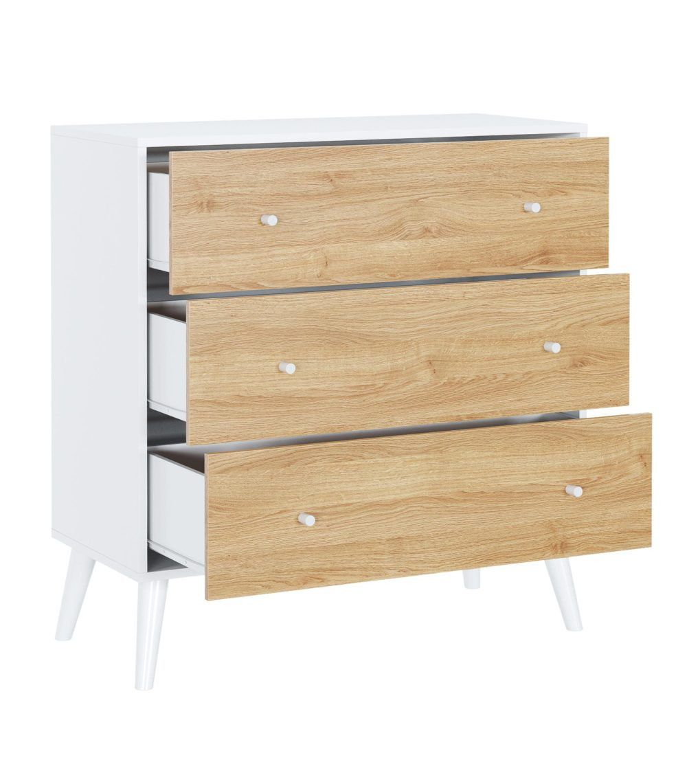 Cómoda dormitorio LEAH 3 cajones