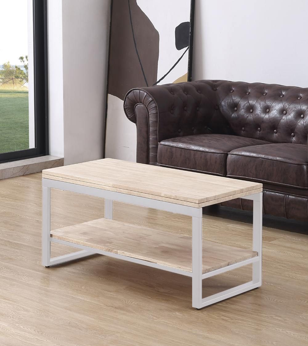 Mesa centro elevable extensible KARL | Cambia Tus Muebles