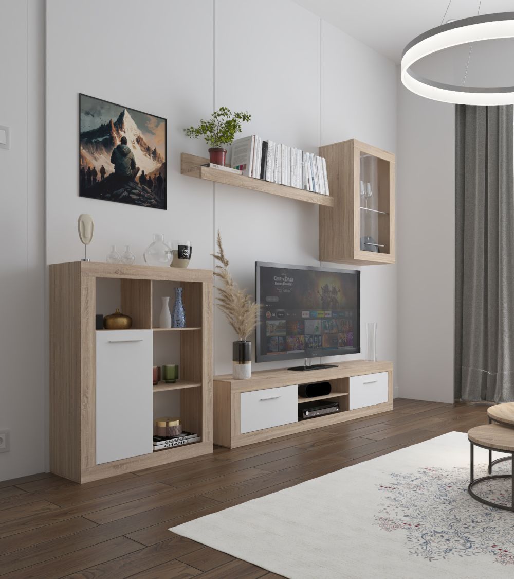 Mueble salón completo GLASGOW Mueble salón completo GLASGOW