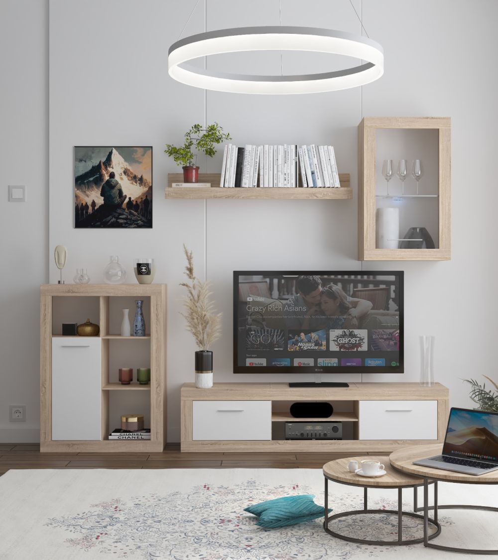 Mueble salón completo GLASGOW Mueble salón completo GLASGOW