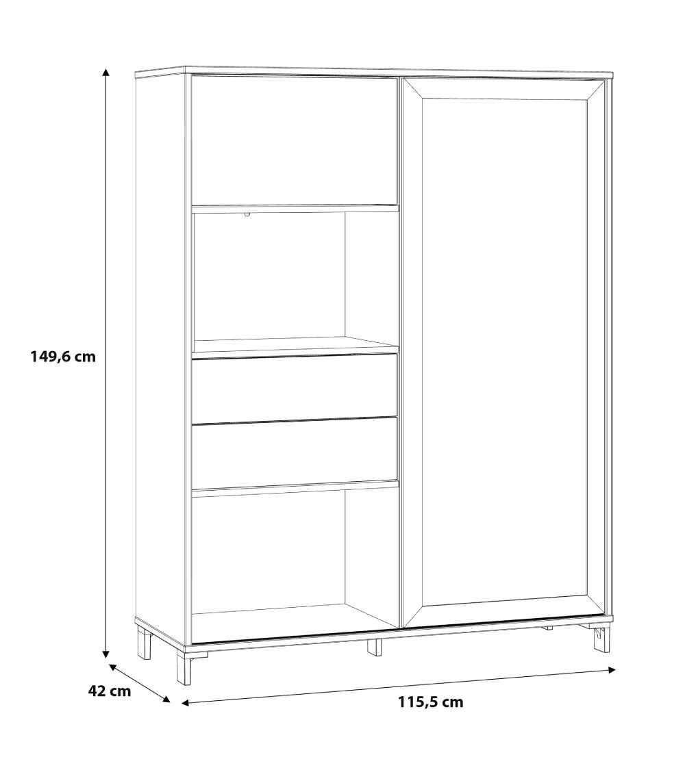 Aparador doble alto FOLKE